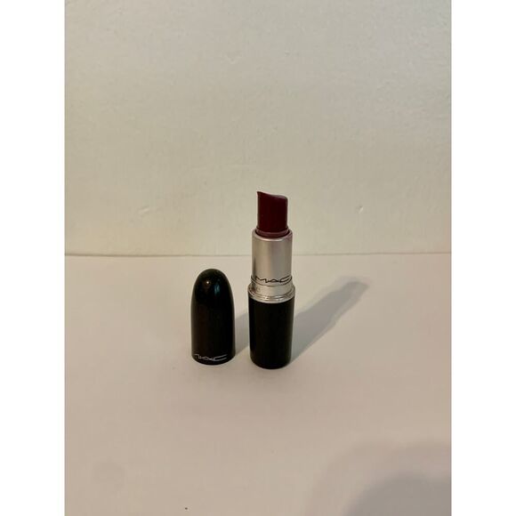 MAC Satin Lipstick REBEL USED Original Formula VTG Deep Purple *SEE PHOTOS* - Picture 4 of 11